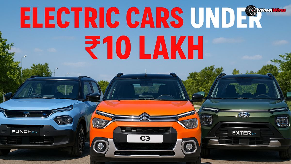 Electric Cars Under 10 Lakh in India